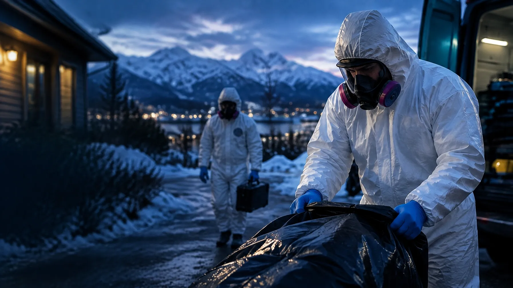 Remediation professionals working carefully in Alaska